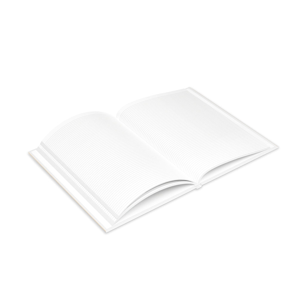 Vintage Badge Hardcover Notebook — 'Dein eigenes Design' Puffy Cover Journal