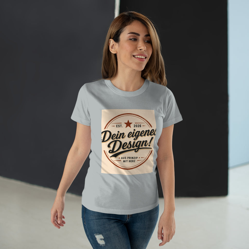 Women’s T-Shirt “Dein eigenes Design!” Vintage Badge Tee
