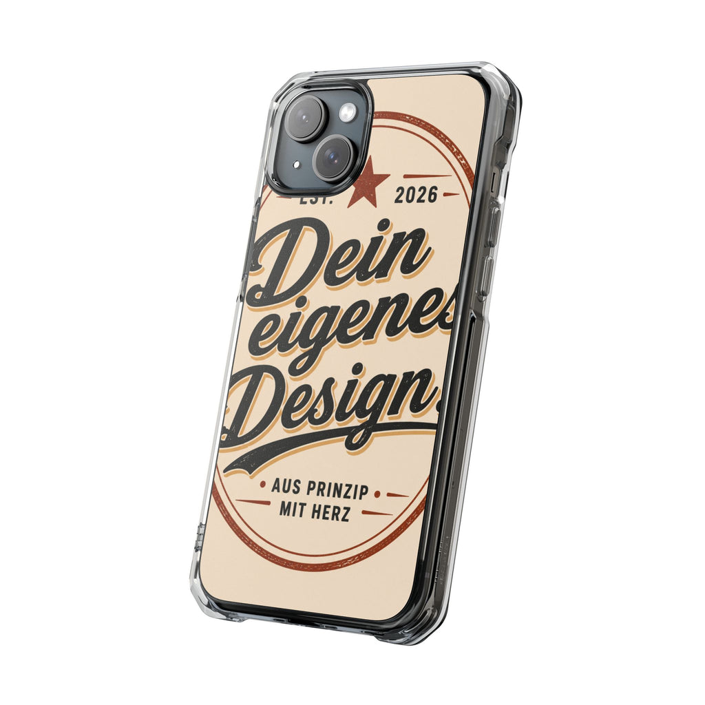 Clear Magnetic Phone Case — Custom Print “Dein eigenes Design”