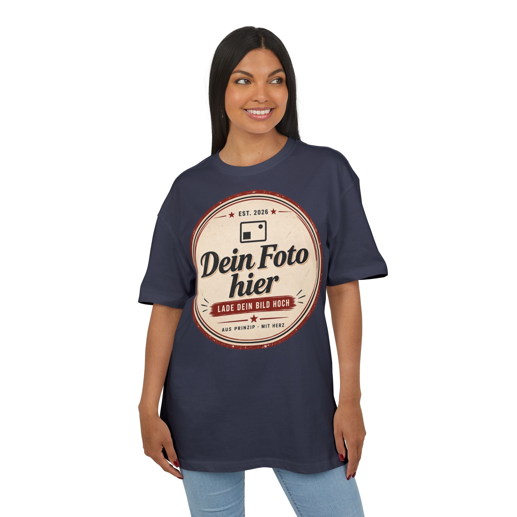 Oversize T-shirt personalized with photo - Design your own oversized shirt