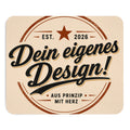 Vintage German Typography Mouse Pad — "Dein eigenes Design!"