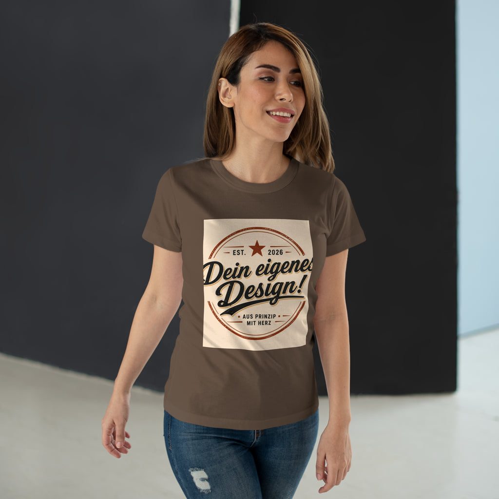 Women’s T-Shirt “Dein eigenes Design!” Vintage Badge Tee