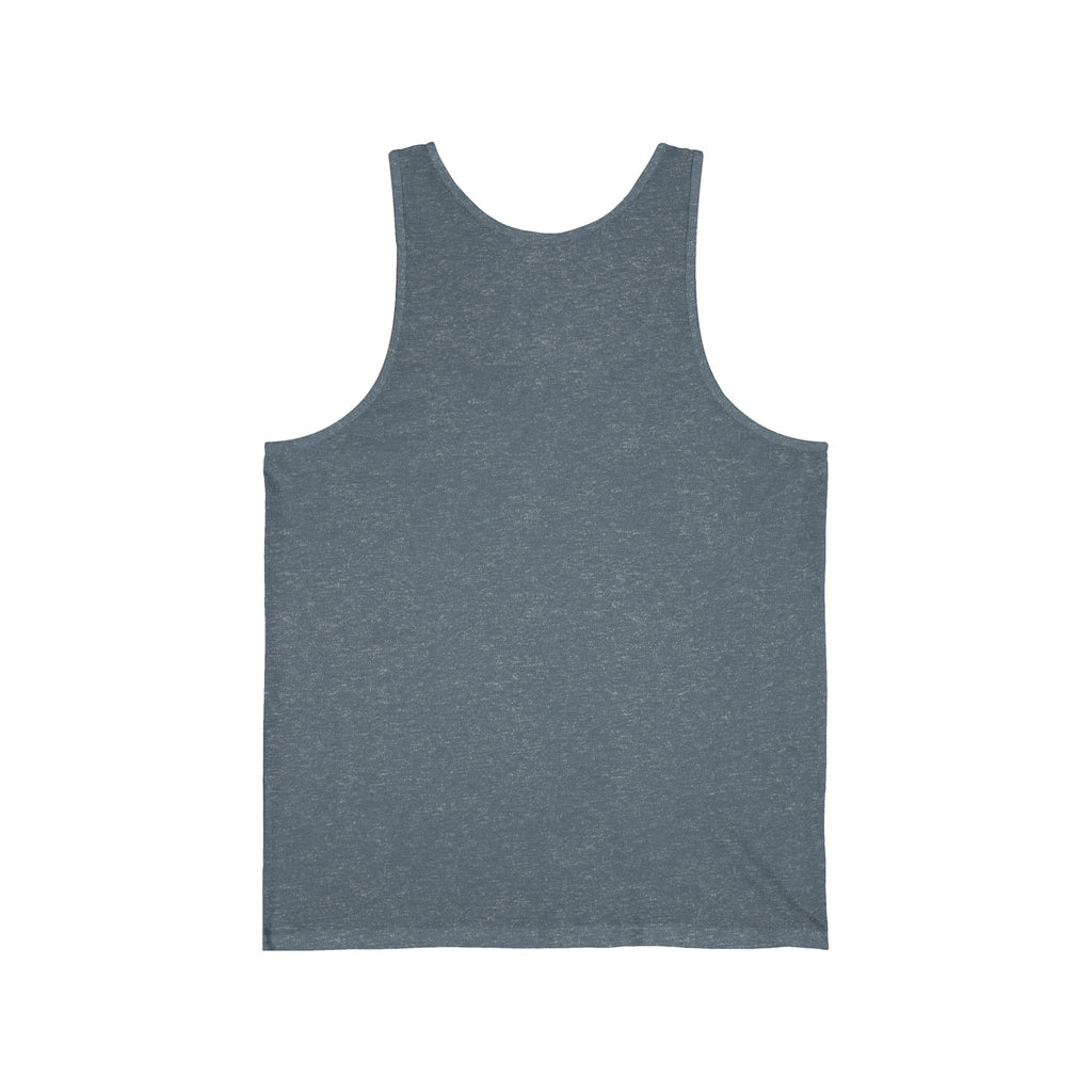 Retro Badge Tank Top — "Dein eigenes Design!" Custom German Vintage Logo Tank