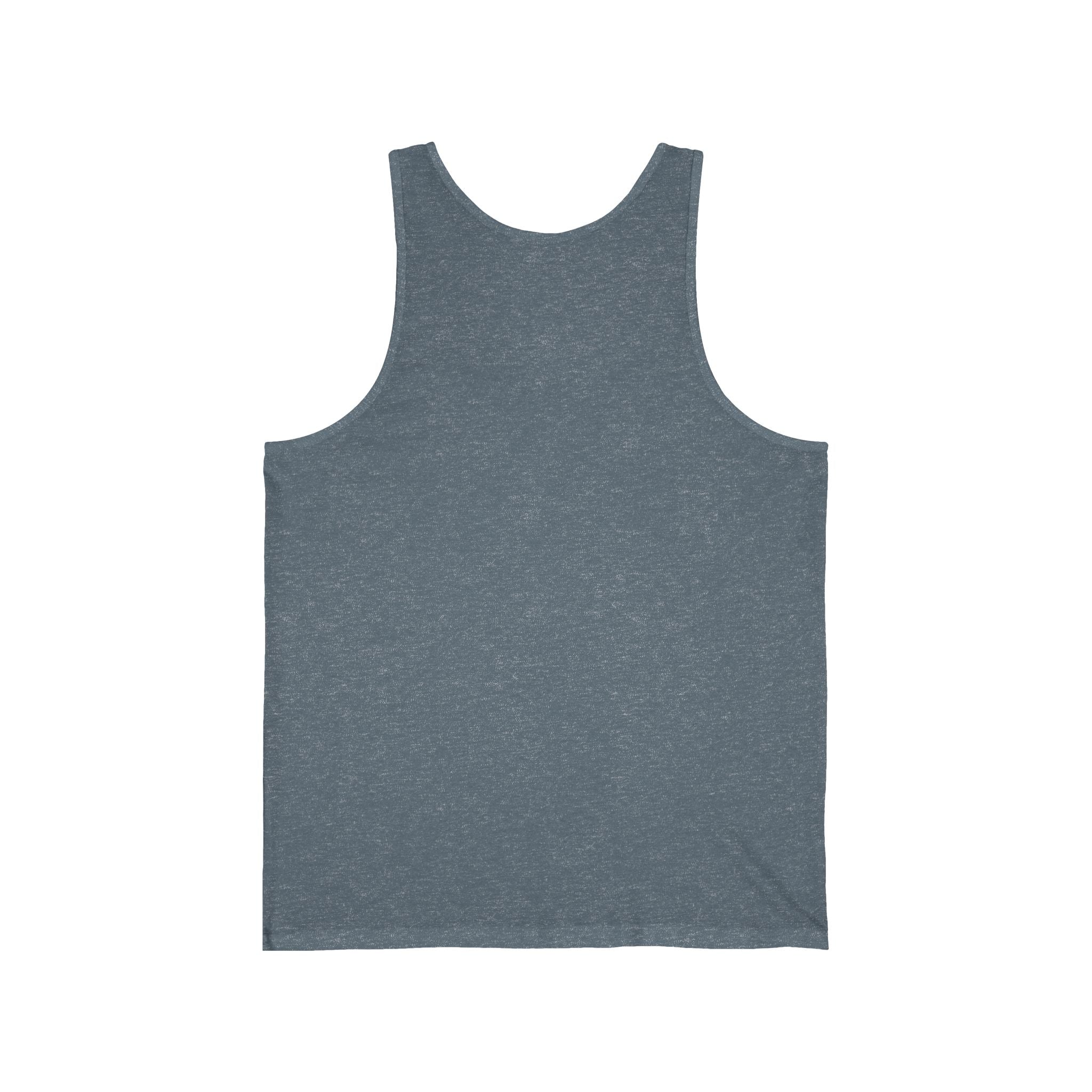 Retro Badge Tank Top — "Dein eigenes Design!" Custom German Vintage Logo Tank