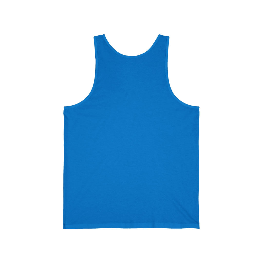 Retro Badge Tank Top — "Dein eigenes Design!" Custom German Vintage Logo Tank