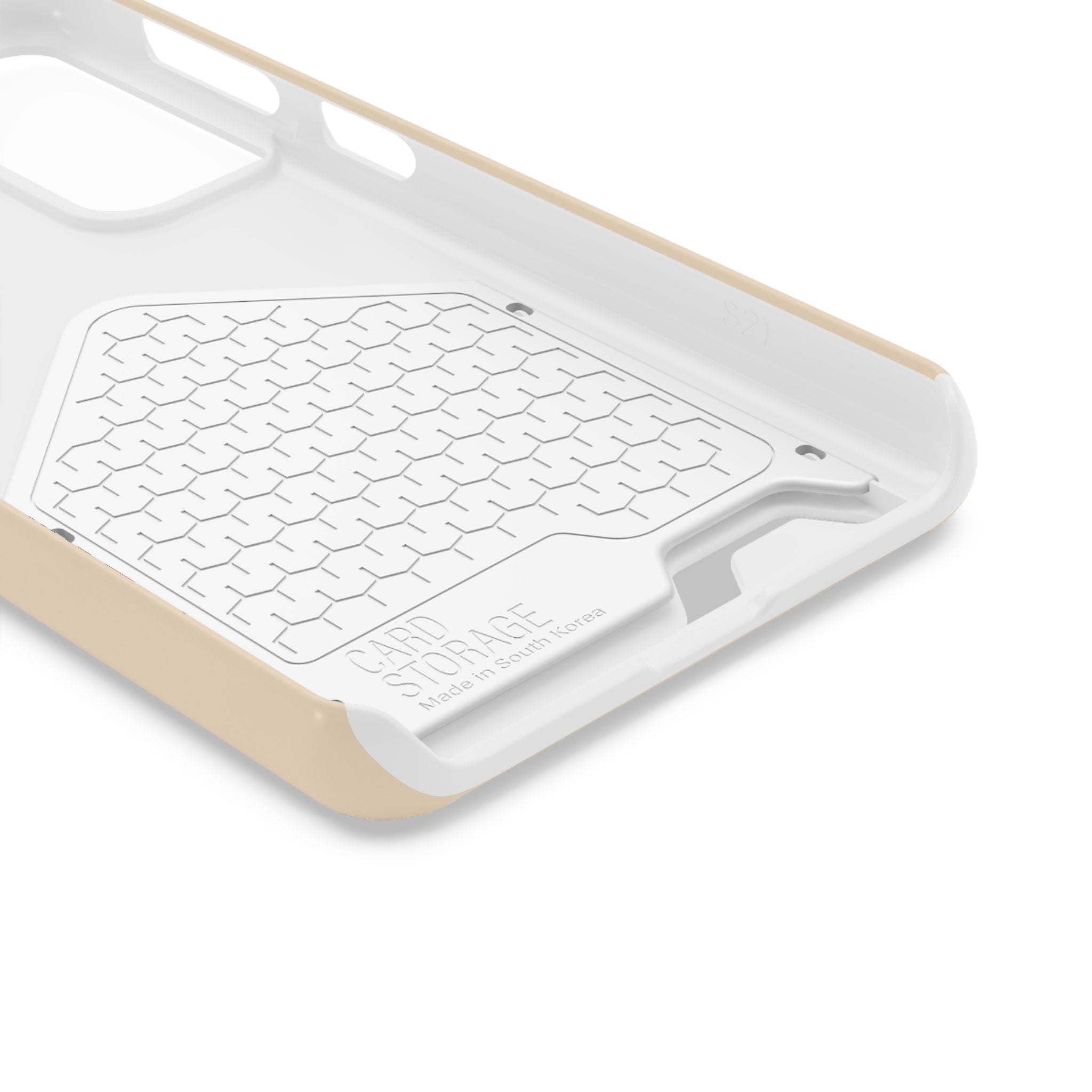 Retro Script Phone Case with Card Holder — "Dein eigenes Design!"