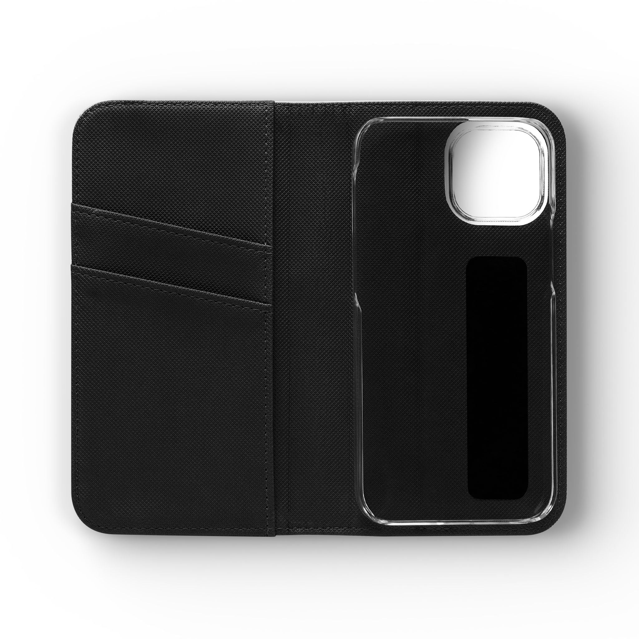Flip Case Phone Wallet — "Dein eigenes Design!" Vintage Emblem