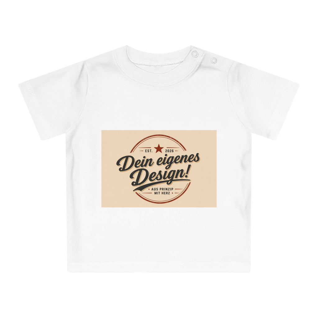 Baby T‑Shirt – "Dein eigenes Design!" Personalized Retro Badge Infant Tee