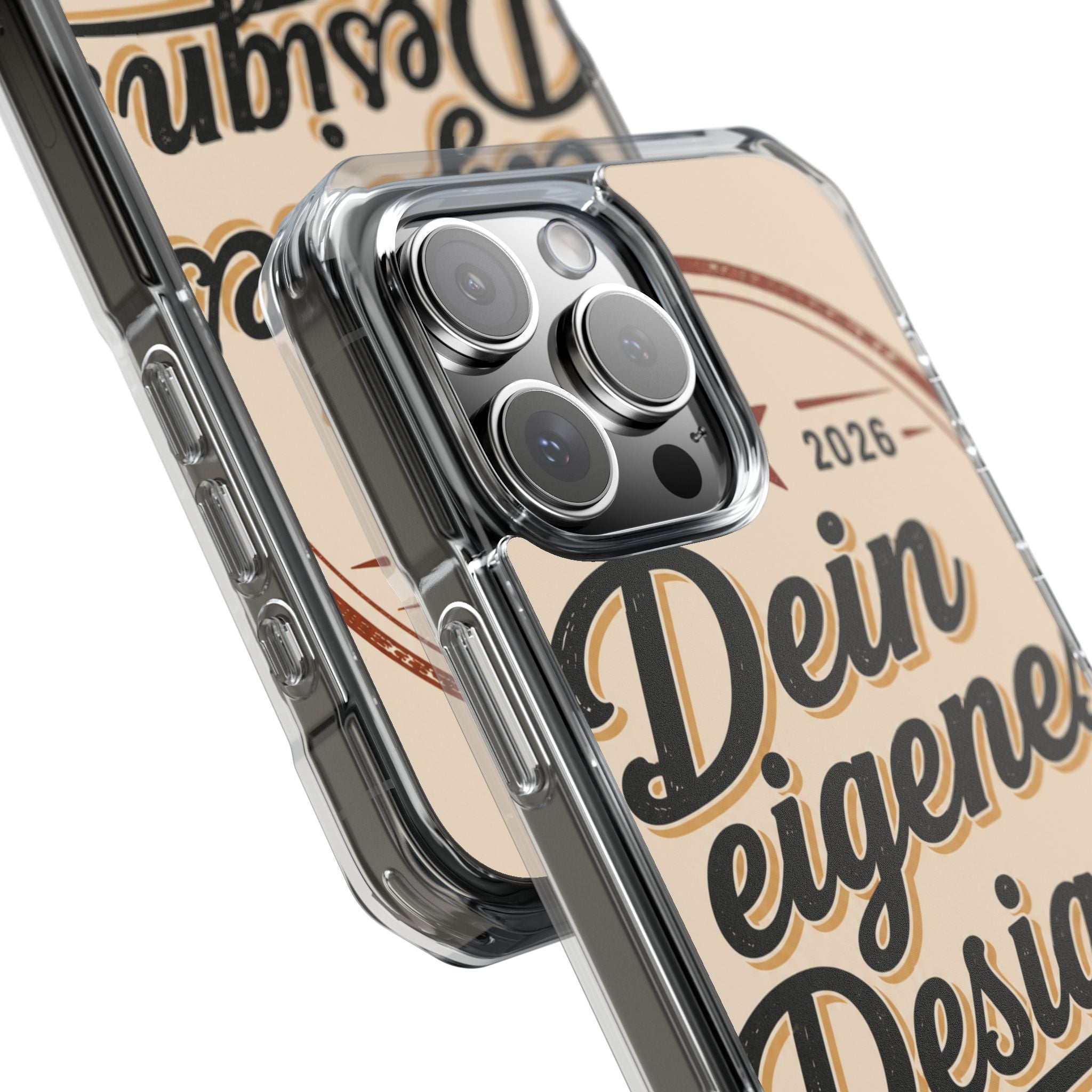 Clear Magnetic Phone Case — Custom Print “Dein eigenes Design”