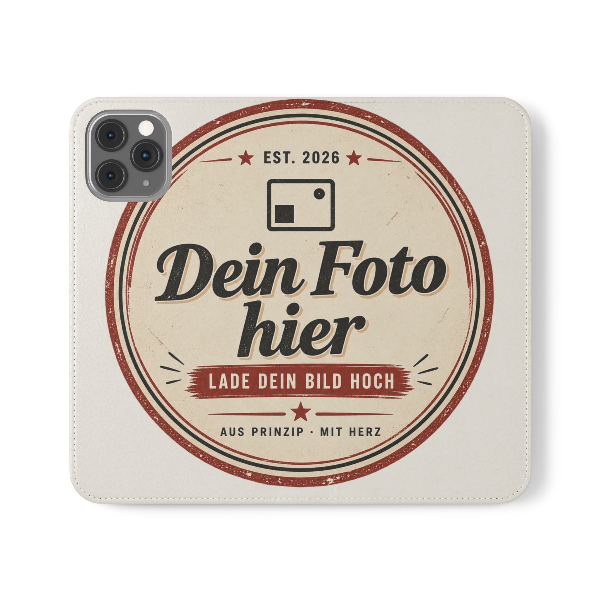Custom Flip Phone Case with Wallet – iPhone & Samsung Own Design