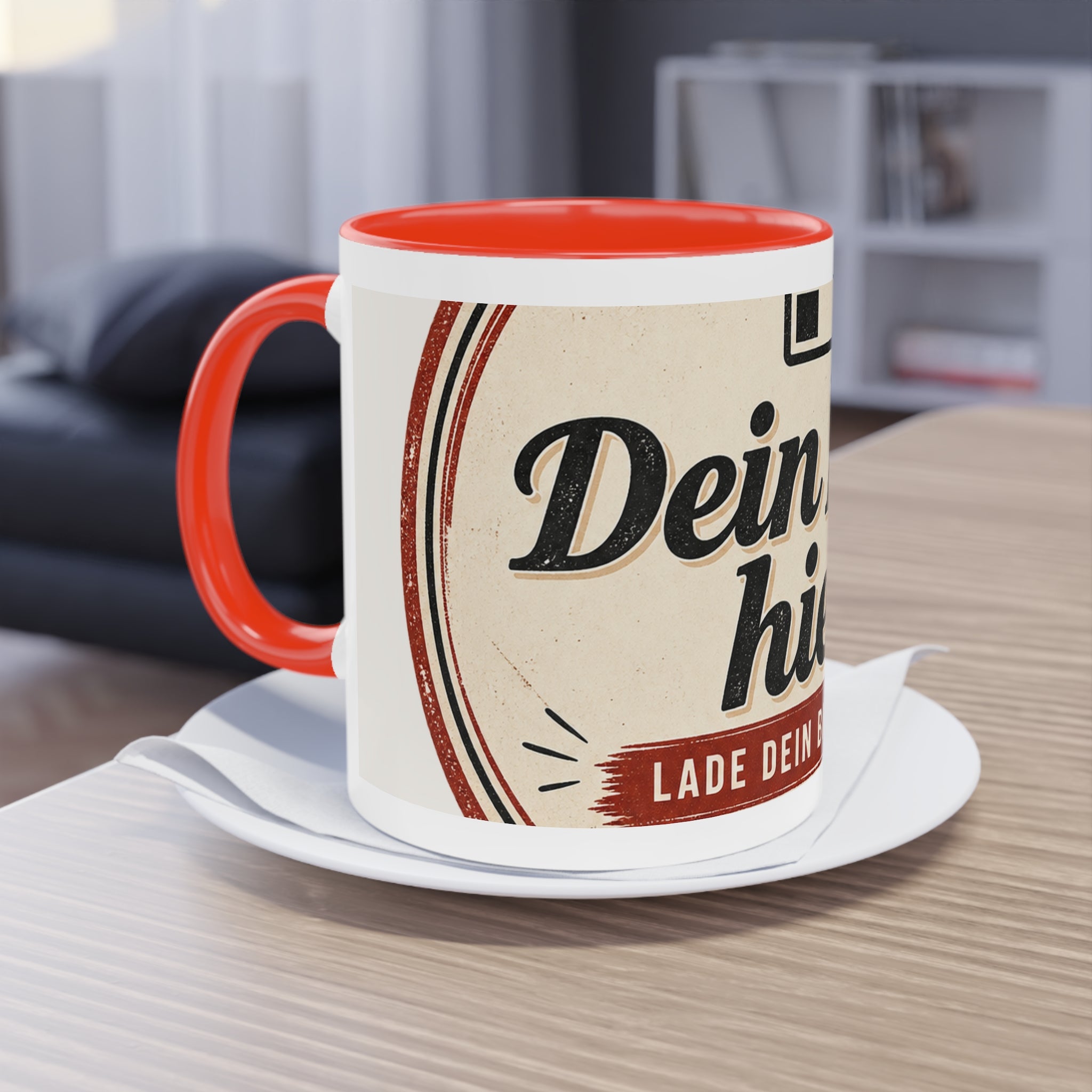 Two-Tone Personalized Mug – 11oz Coffee Cup Printed with Your Own Design