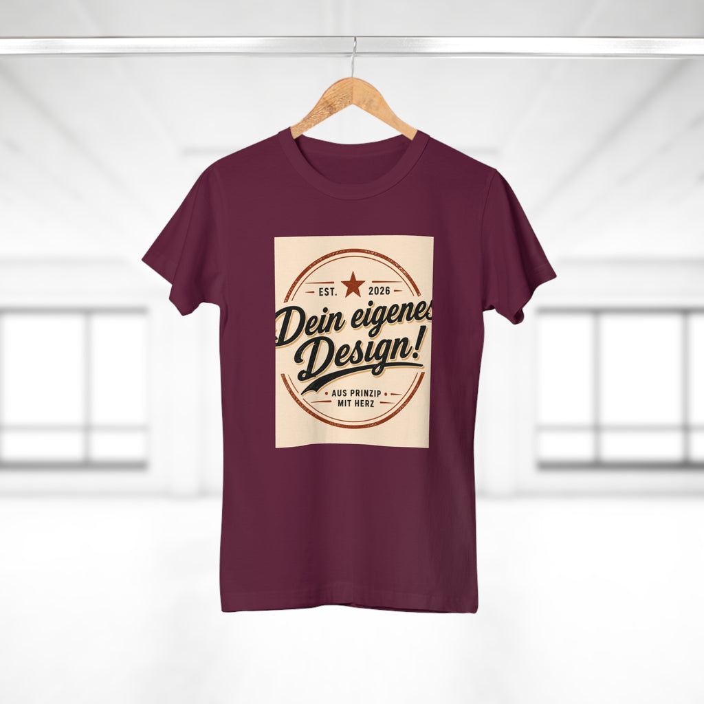 Women’s T-Shirt “Dein eigenes Design!” Vintage Badge Tee
