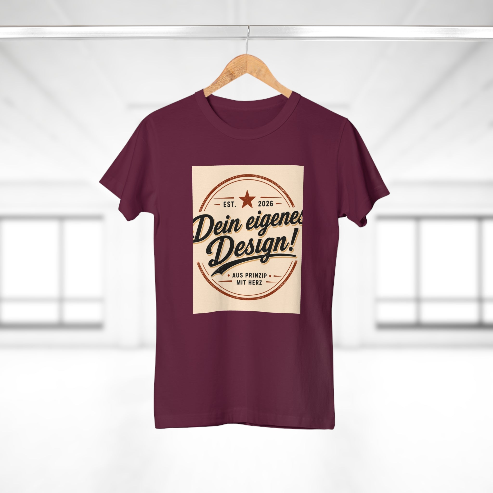 Women’s T-Shirt “Dein eigenes Design!” Vintage Badge Tee