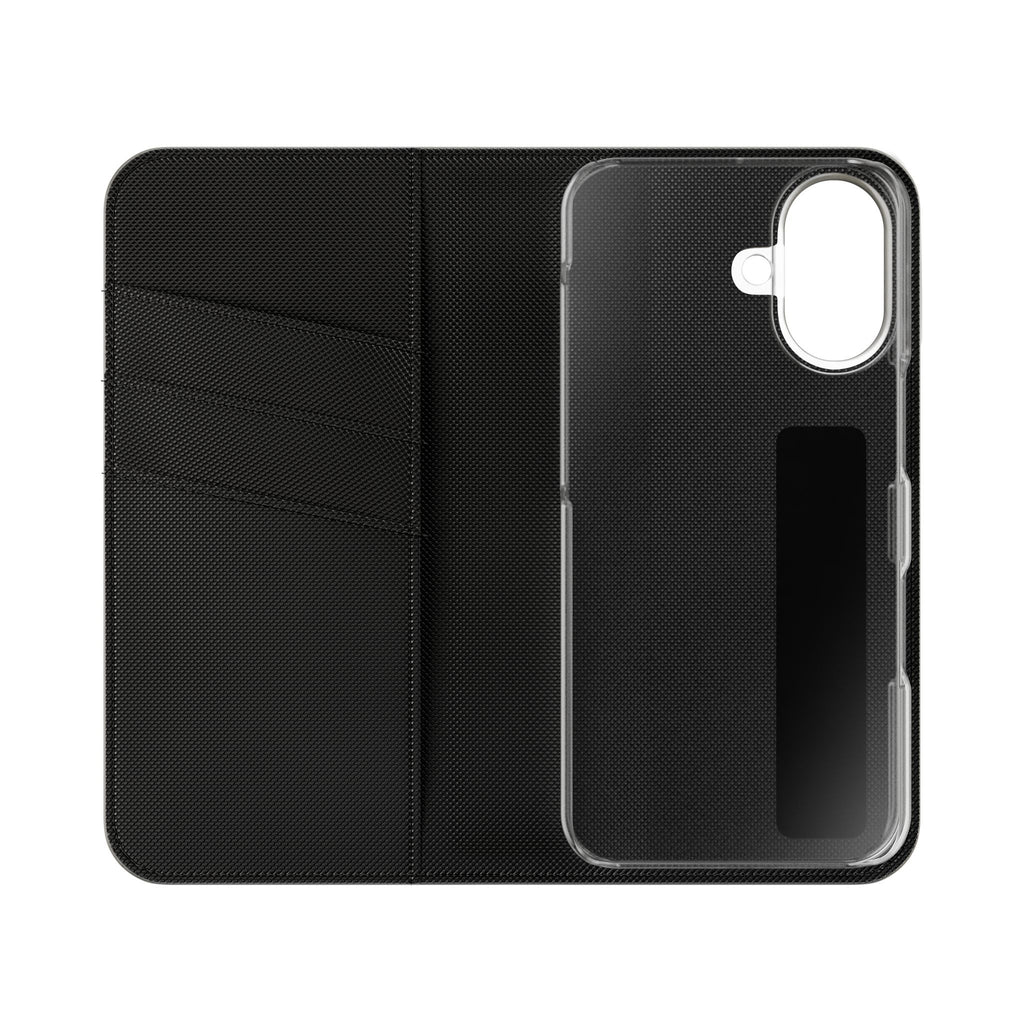 Flip Case Phone Wallet — "Dein eigenes Design!" Vintage Emblem