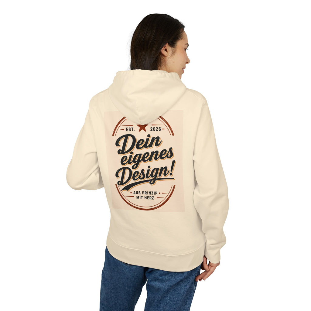 Hoodie — "Dein eigenes Design!" Vintage Badge Pullover