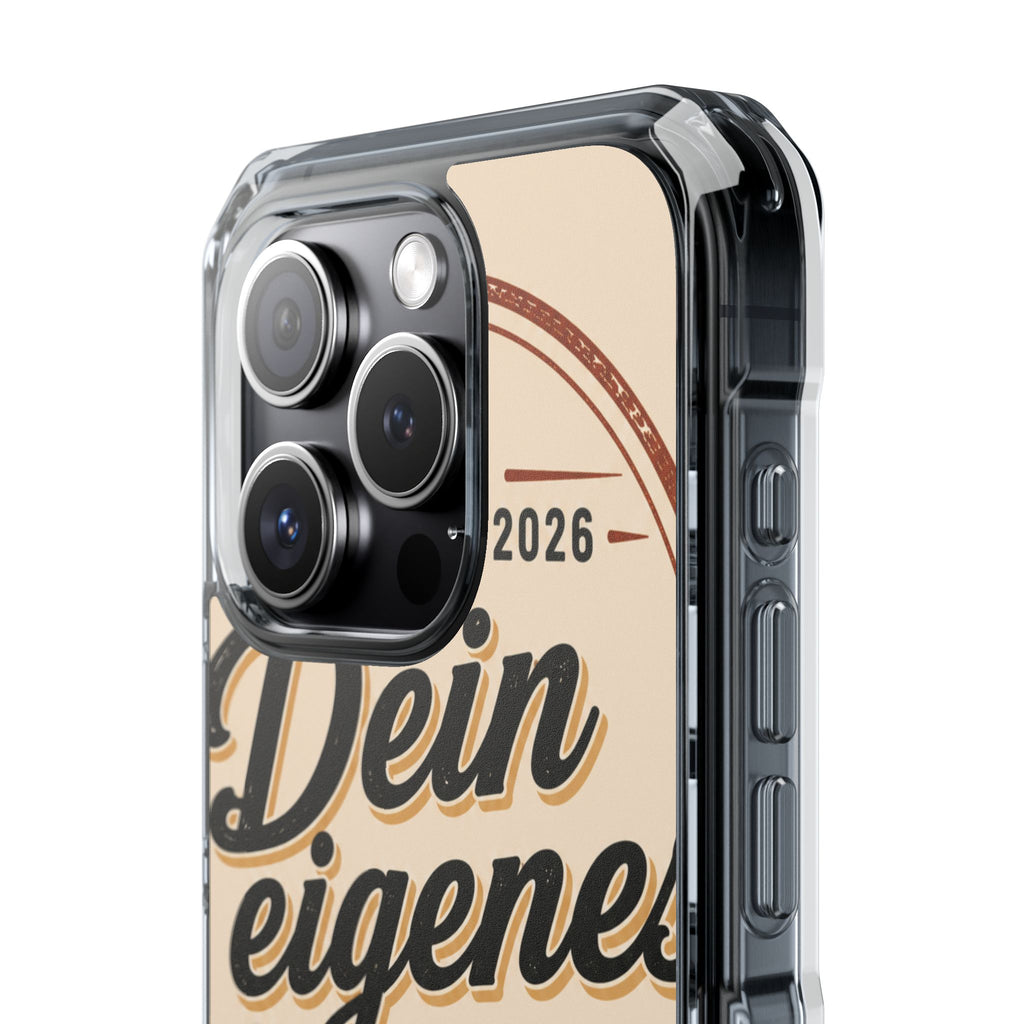 Clear Magnetic Phone Case — Custom Print “Dein eigenes Design”
