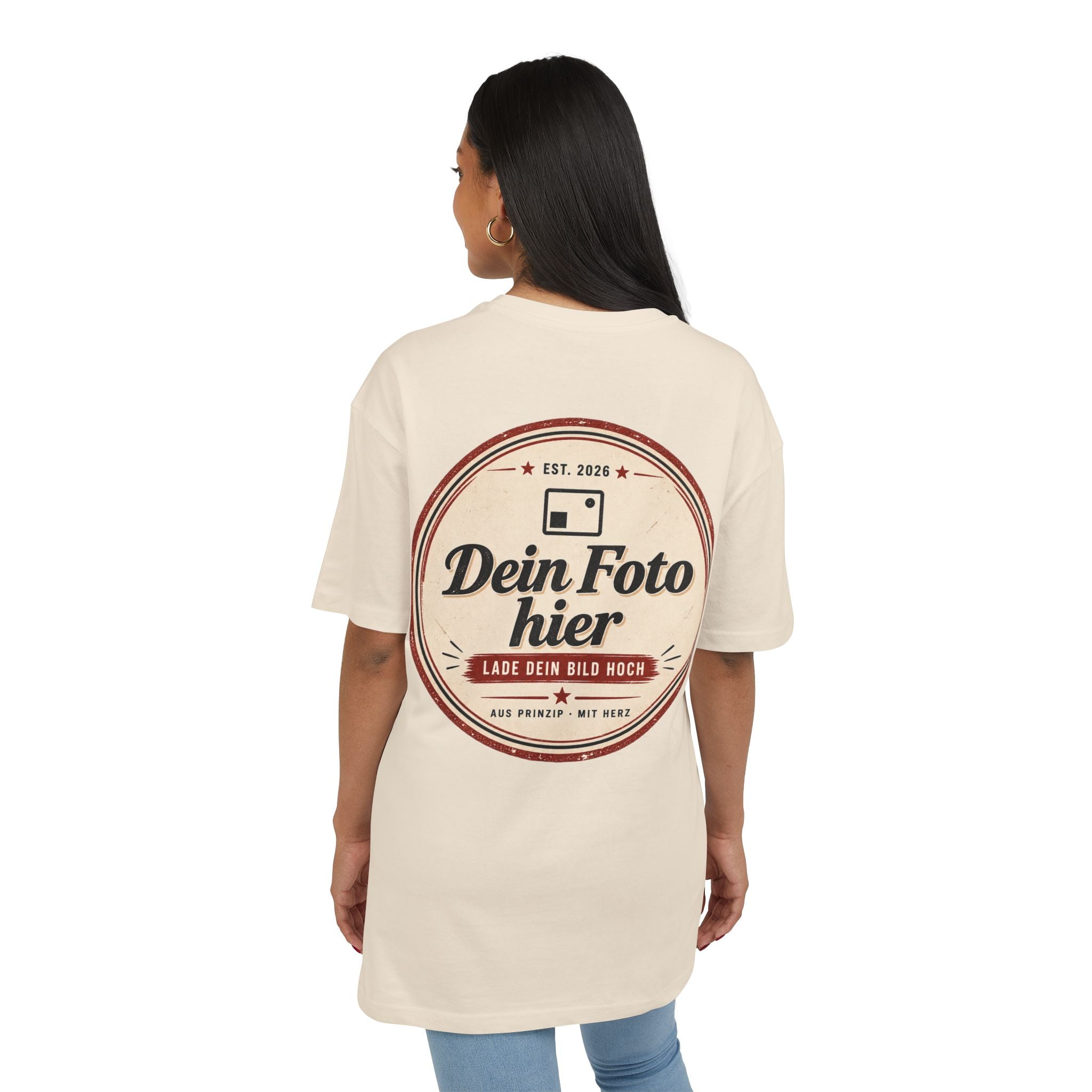 Oversize T-shirt personalized with photo - Design your own oversized shirt