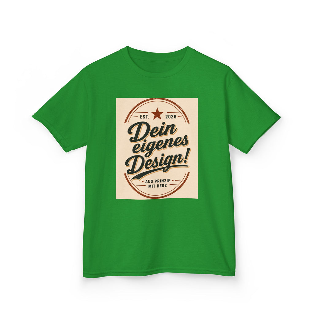 Kids T‑Shirt — "Dein eigenes Design!" Vintage Badge Graphic