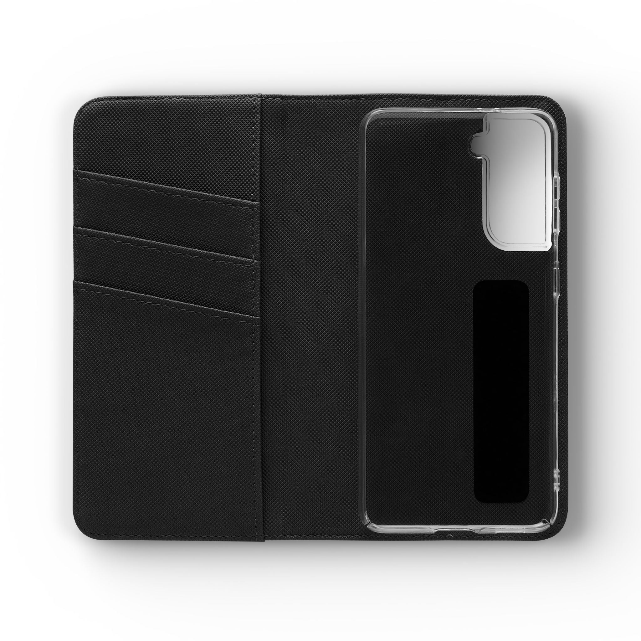 Flip Case Phone Wallet — "Dein eigenes Design!" Vintage Emblem