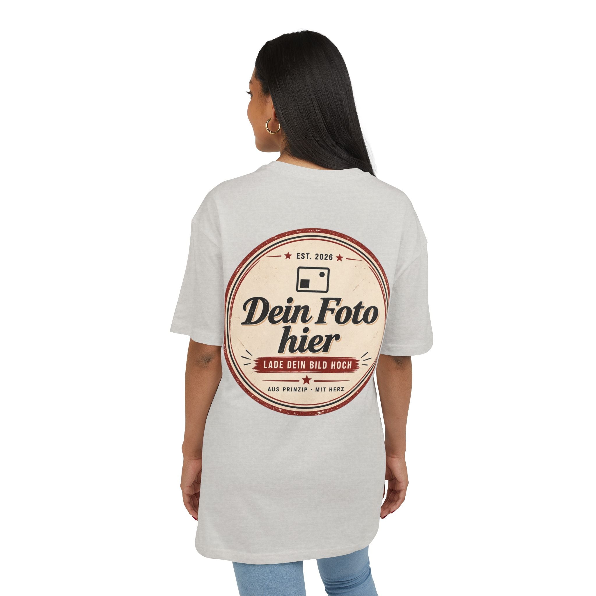 Oversize T-shirt personalized with photo - Design your own oversized shirt