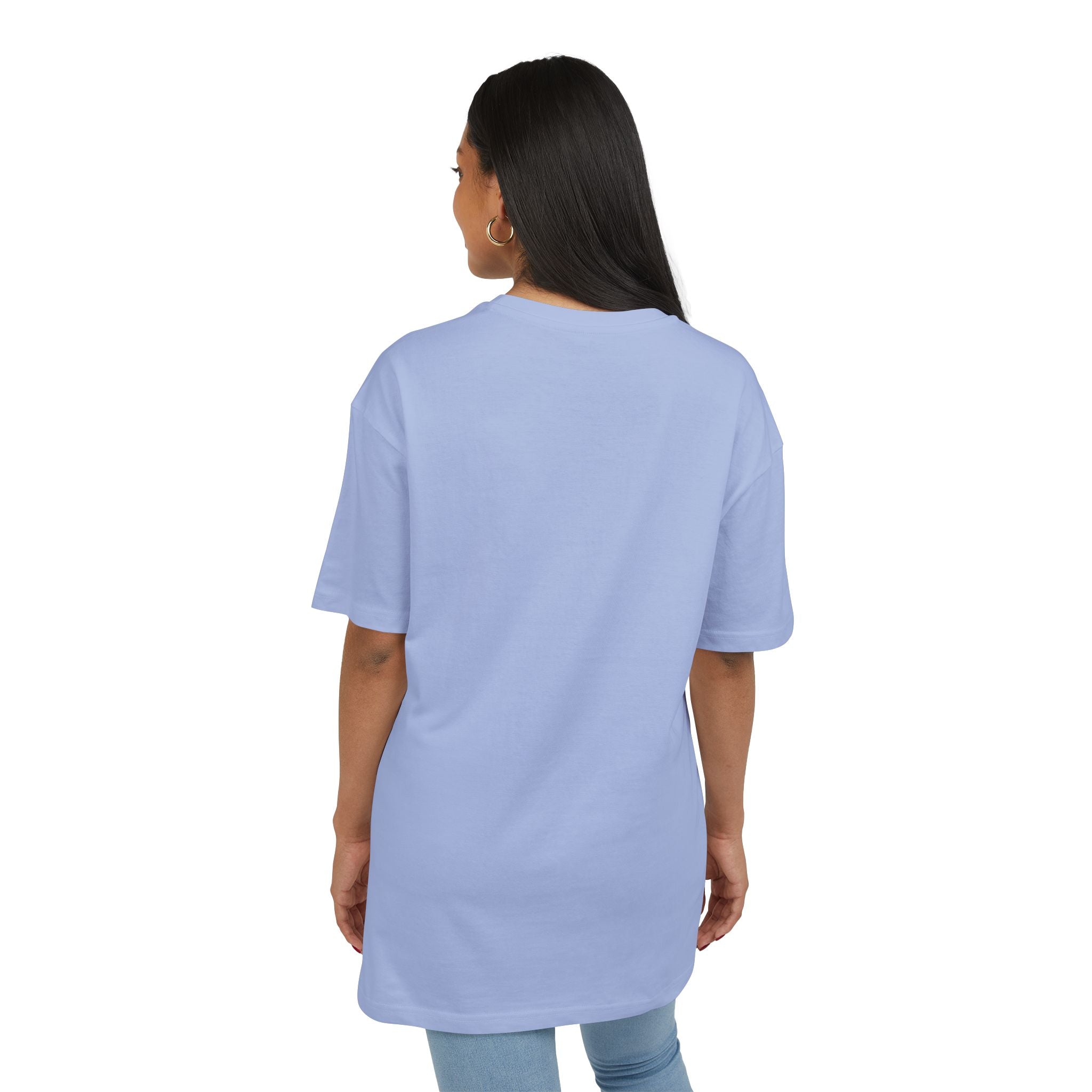 Oversize Tee — "Dein eigenes Design!" Retro Badge Graphic