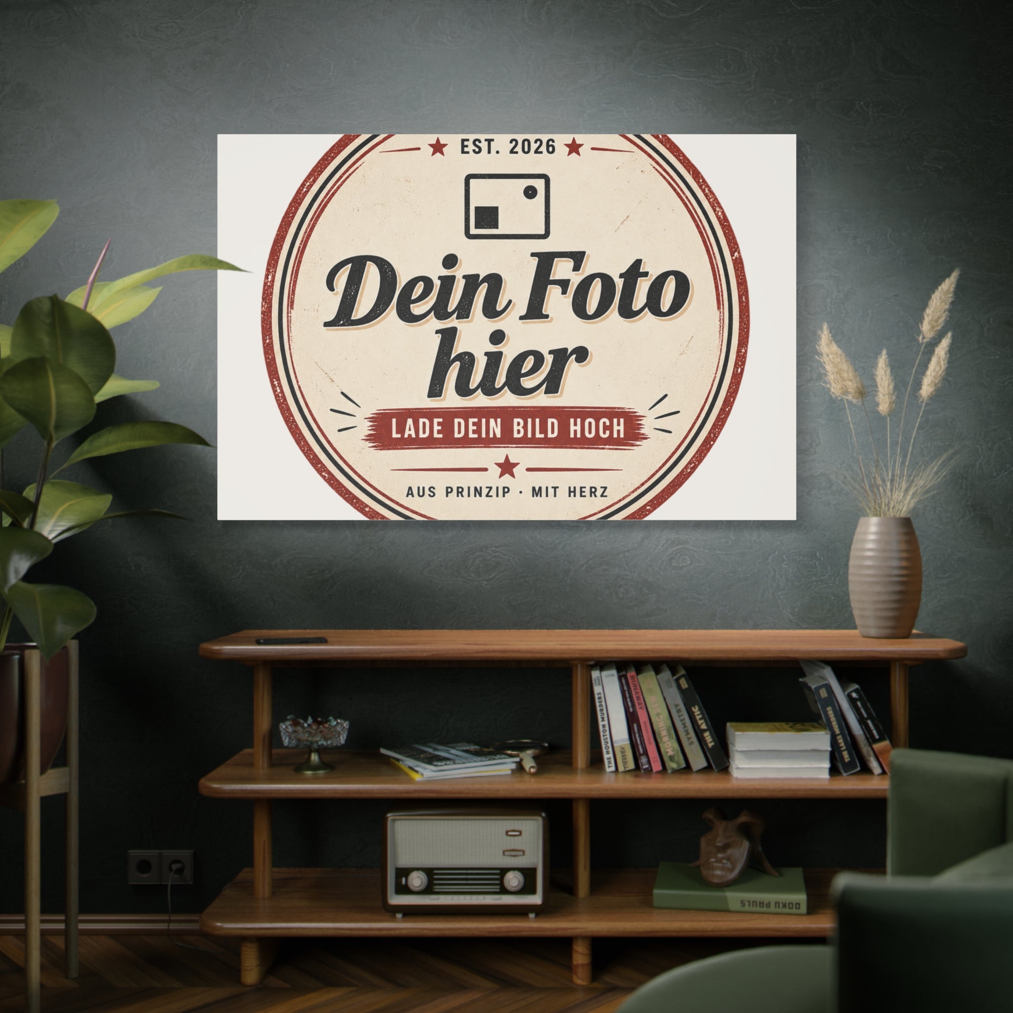 Personalized canvas with photo – Design your own wall art Canvas Print