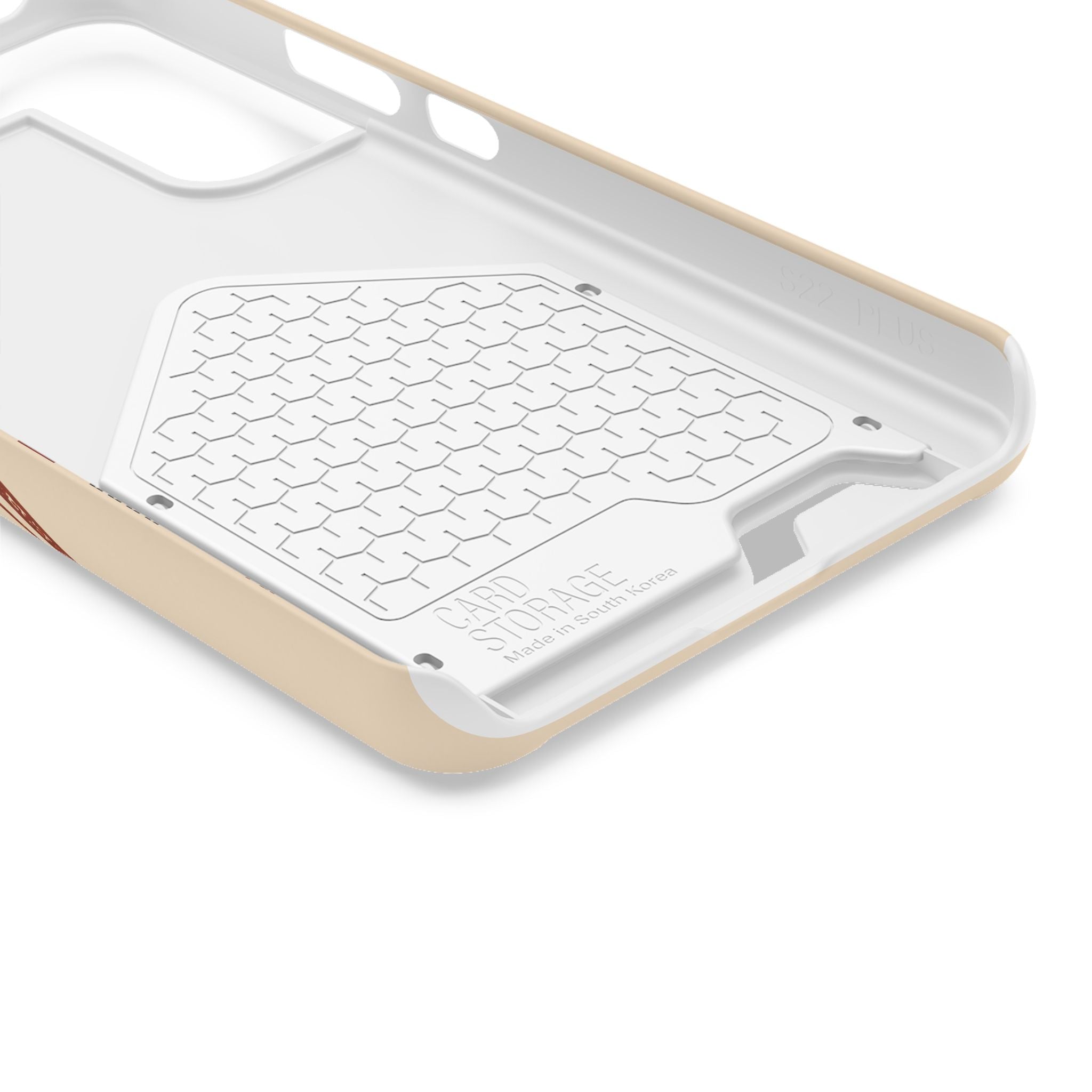 Retro Script Phone Case with Card Holder — "Dein eigenes Design!"