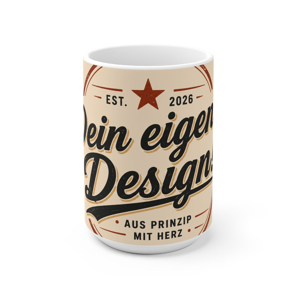 Keramiktasse personalisiert mit Foto – Tasse 11oz/15oz selbst gestalten