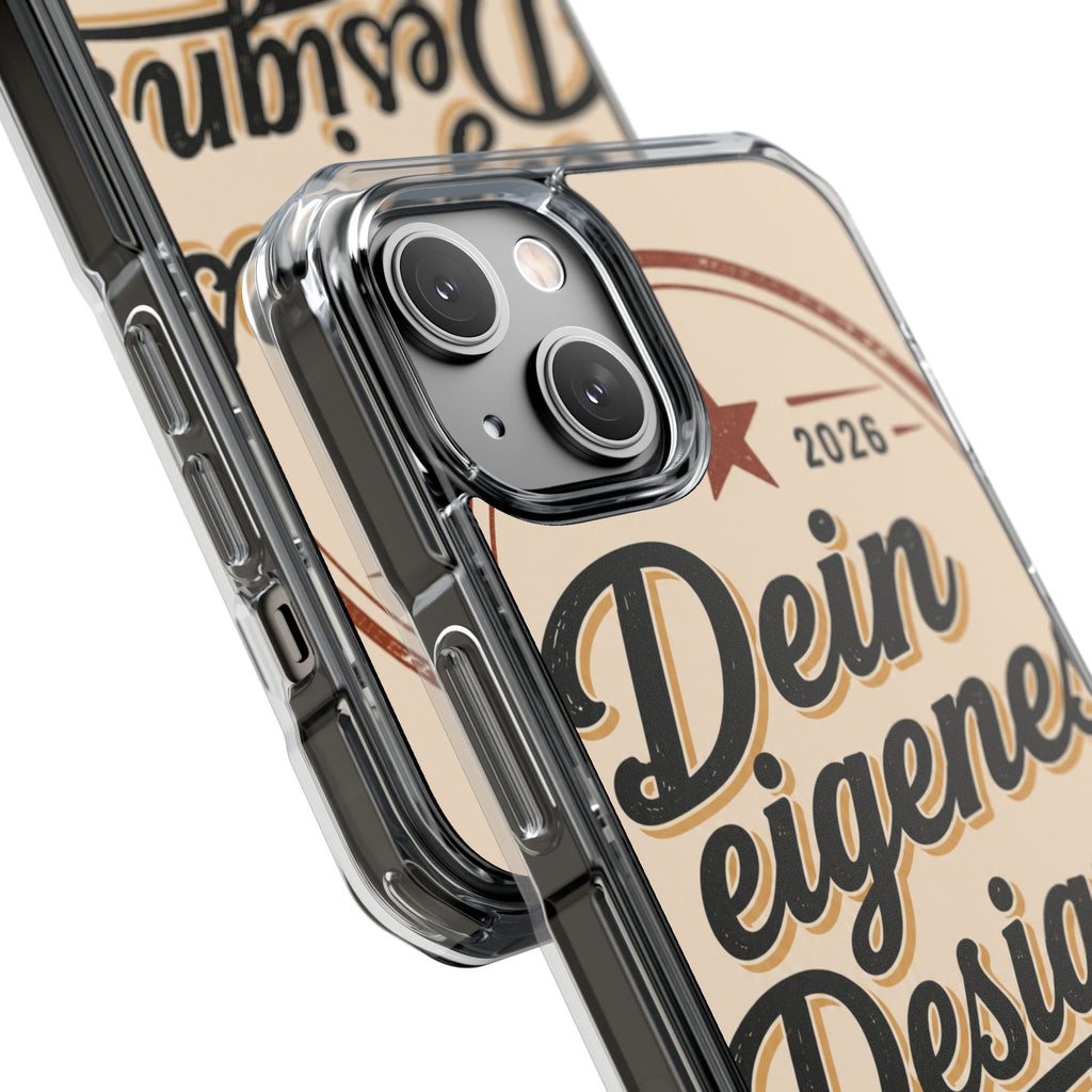 Clear Magnetic Phone Case — Custom Print “Dein eigenes Design”