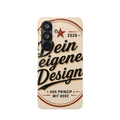 Phone Case — Retro "Dein eigenes Design" Customizable Snap Case
