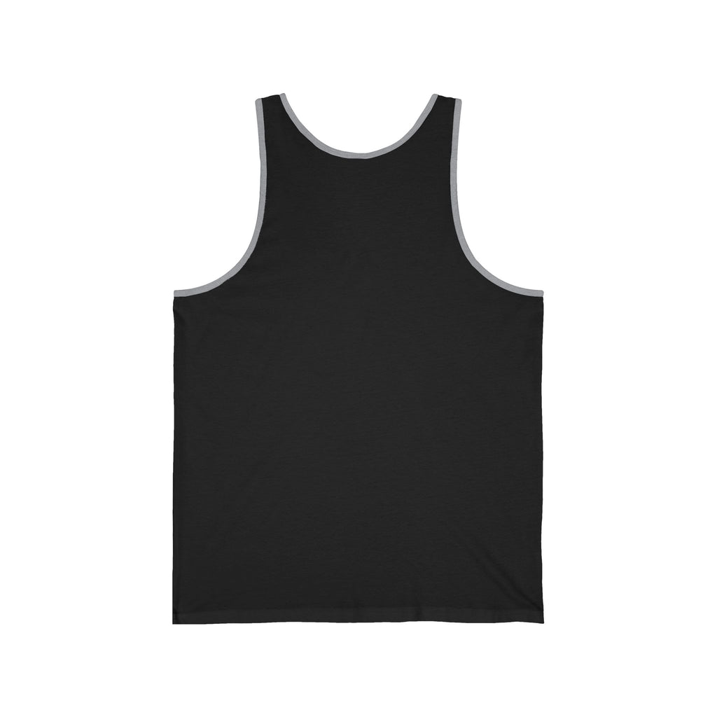 Retro Badge Tank Top — "Dein eigenes Design!" Custom German Vintage Logo Tank