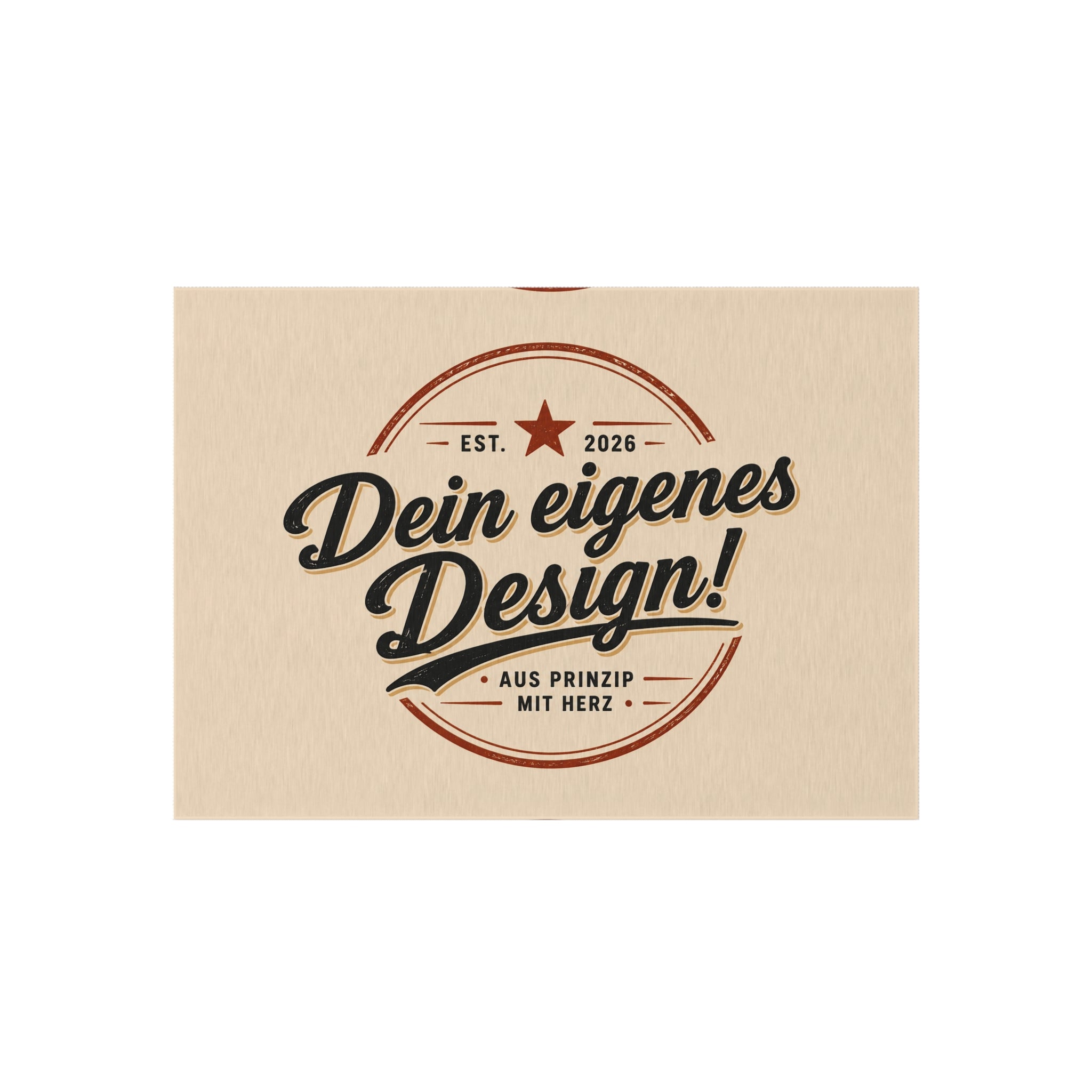 Custom Outdoor Rug — 'Dein eigenes Design!' Vintage Badge Doormat