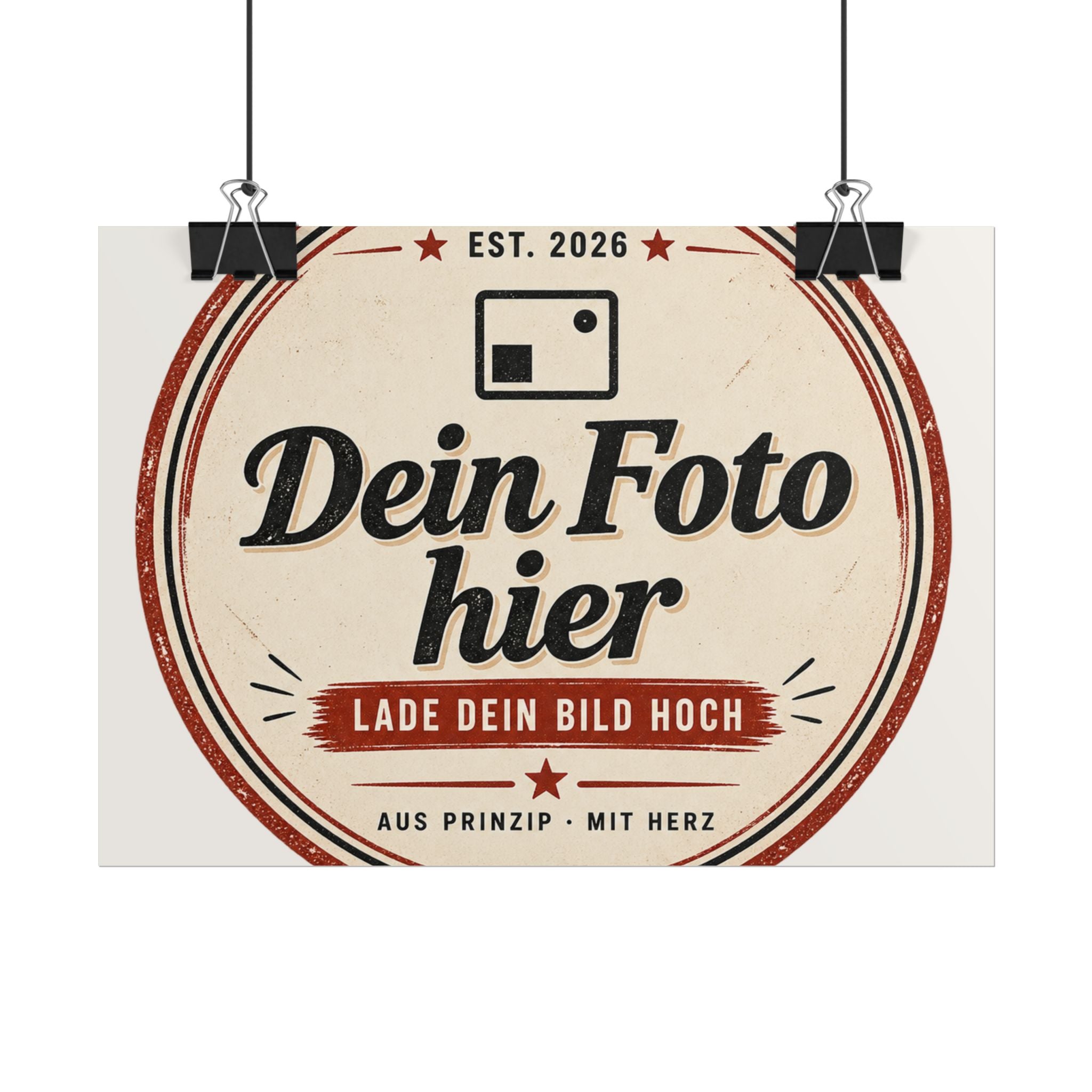 Roller Poster Personalized with Photo – Design Your Own Art Print