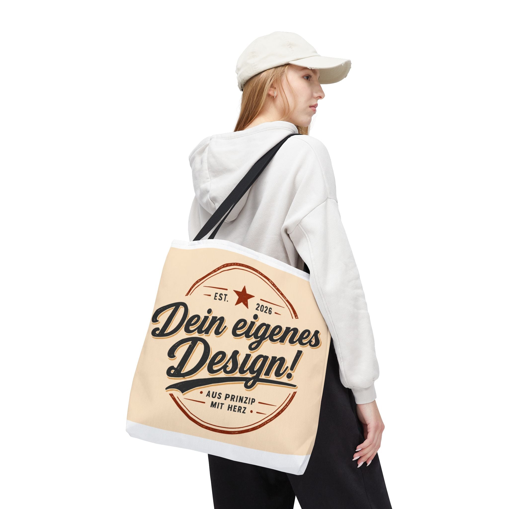 Tote Bag personalisiert mit Foto – Canvas Shopper selbst gestalten