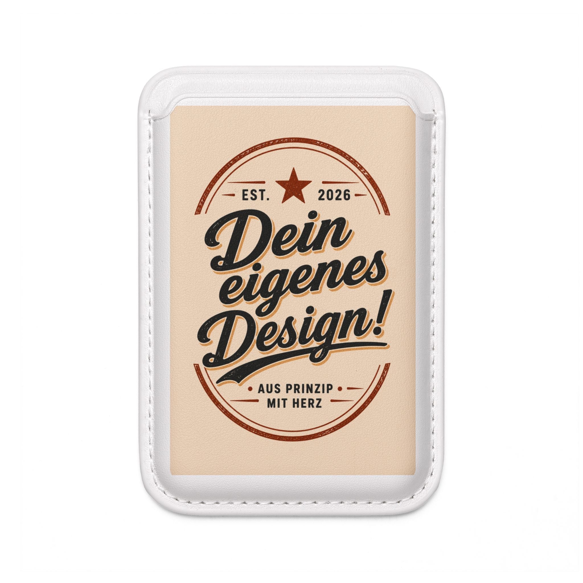 Vegan MagSafe Wallet — "Dein eigenes Design!" Card Holder