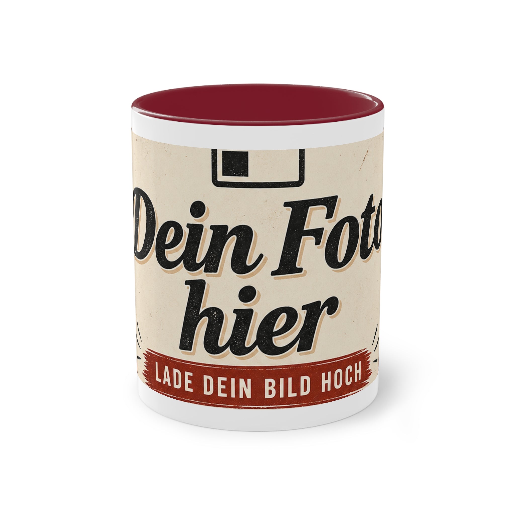 Two-Tone Personalized Mug – 11oz Coffee Cup Printed with Your Own Design