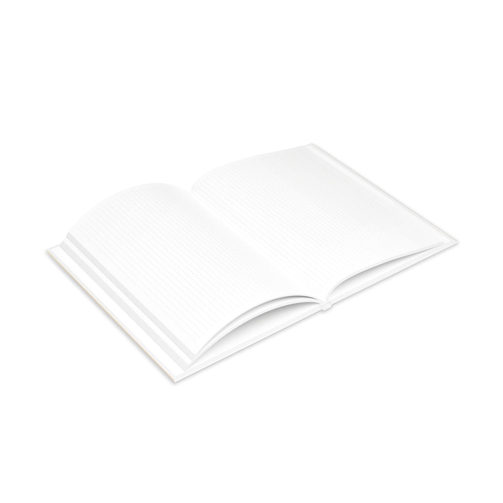 Vintage Badge Hardcover Notebook — 'Dein eigenes Design' Puffy Cover Journal