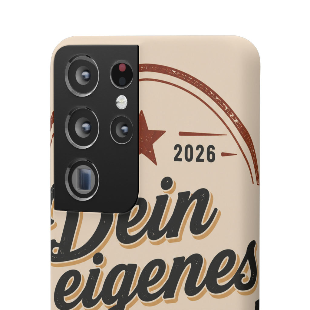 Phone Case — Retro "Dein eigenes Design" Customizable Snap Case