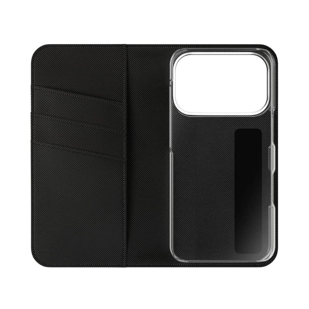 Flip Case Phone Wallet — "Dein eigenes Design!" Vintage Emblem