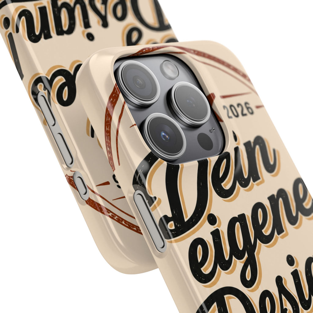 Phone Case — Retro "Dein eigenes Design" Customizable Snap Case