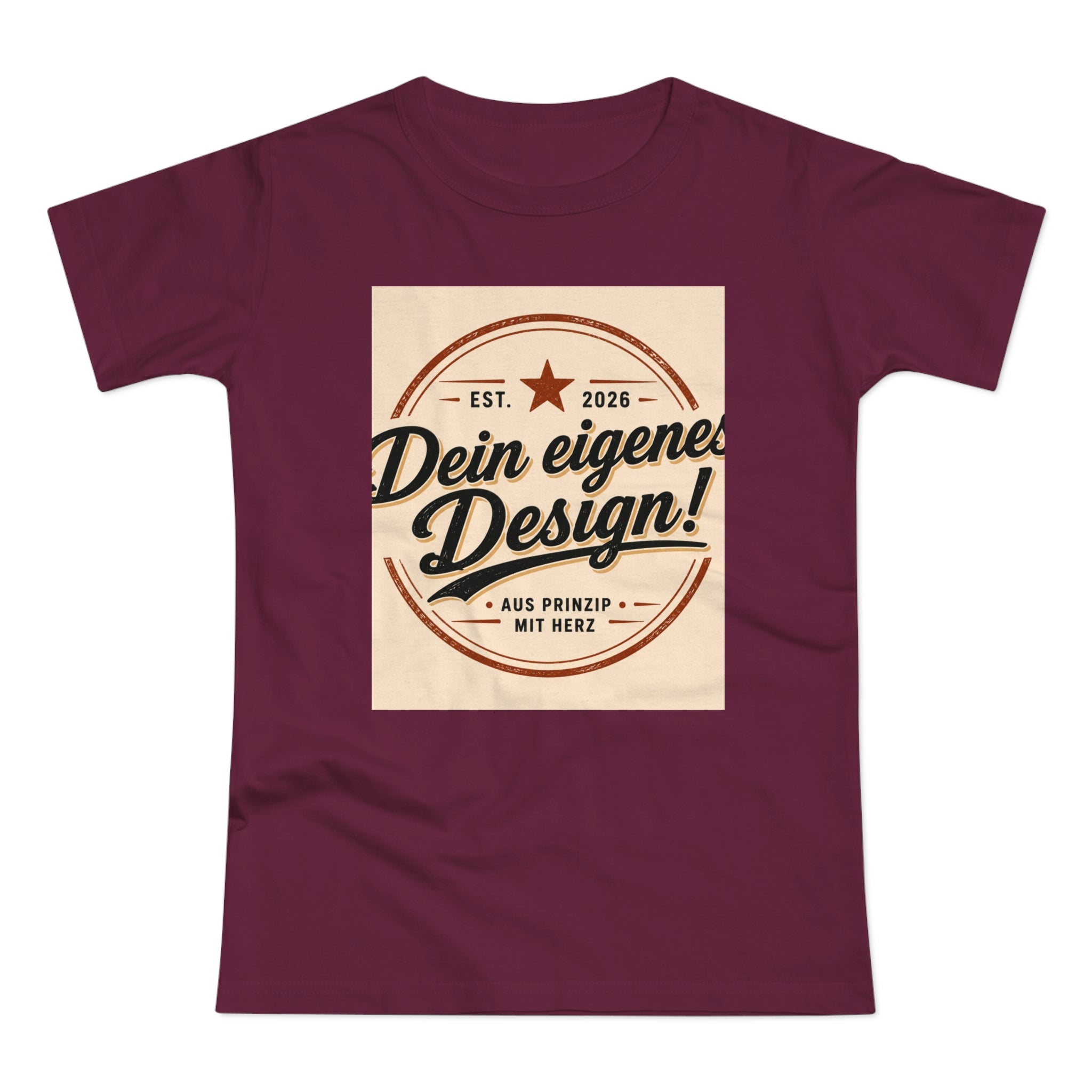 Women’s T-Shirt “Dein eigenes Design!” Vintage Badge Tee