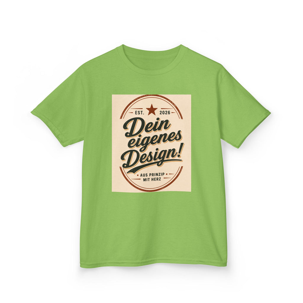 Kids T‑Shirt — "Dein eigenes Design!" Vintage Badge Graphic