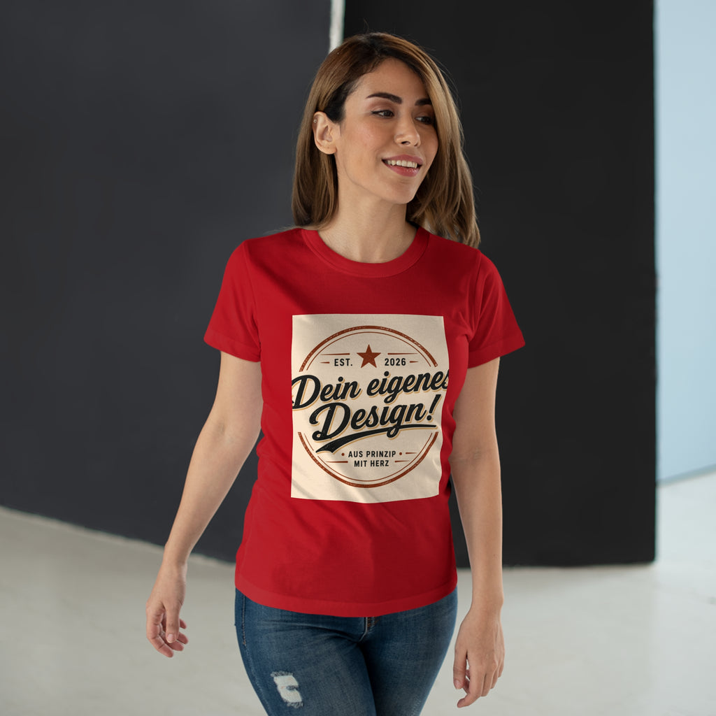 Women’s T-Shirt “Dein eigenes Design!” Vintage Badge Tee