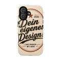 Tough Magnetic Phone Case — "Dein eigenes Design" Retro Script (Customizable)