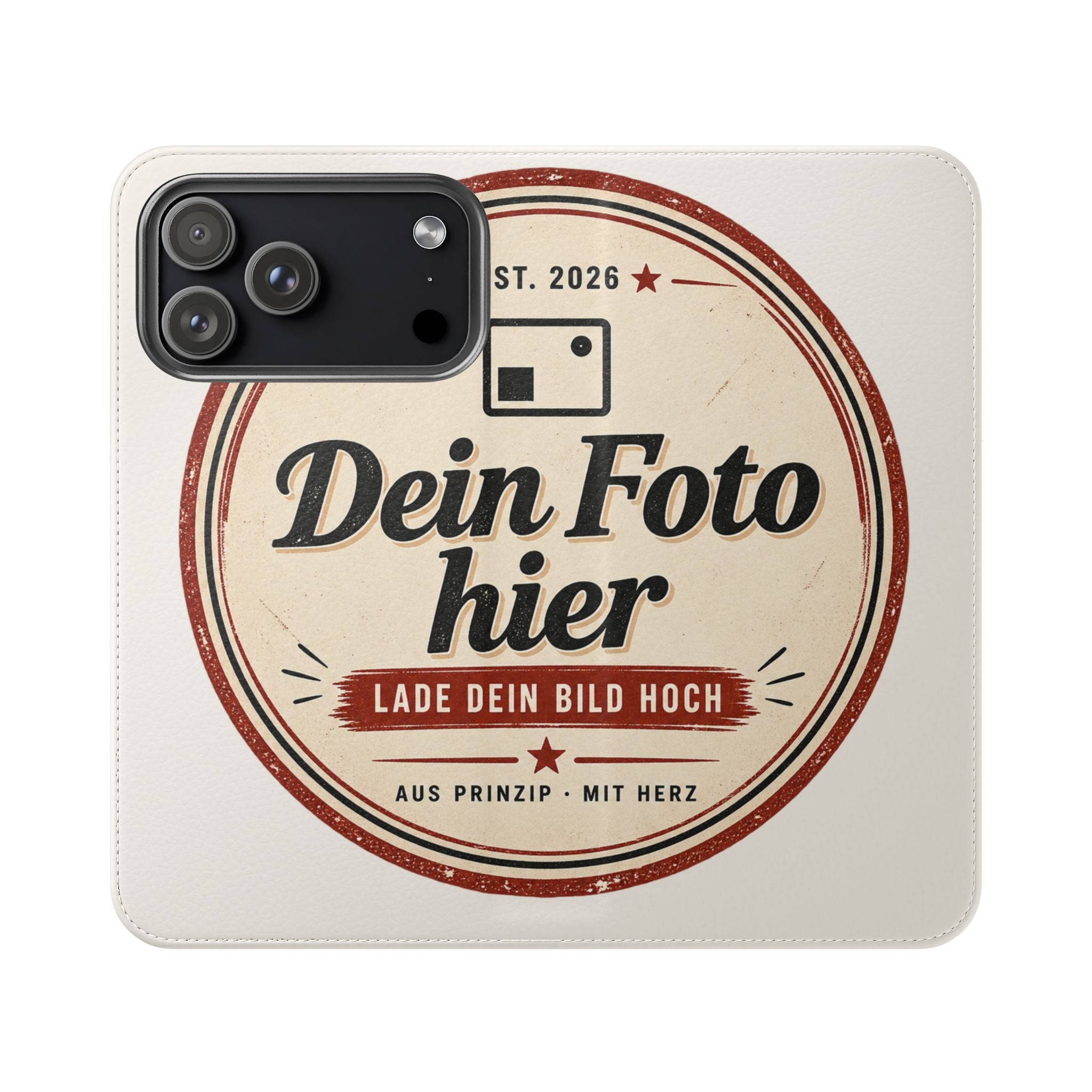 Custom Flip Phone Case with Wallet – iPhone & Samsung Own Design