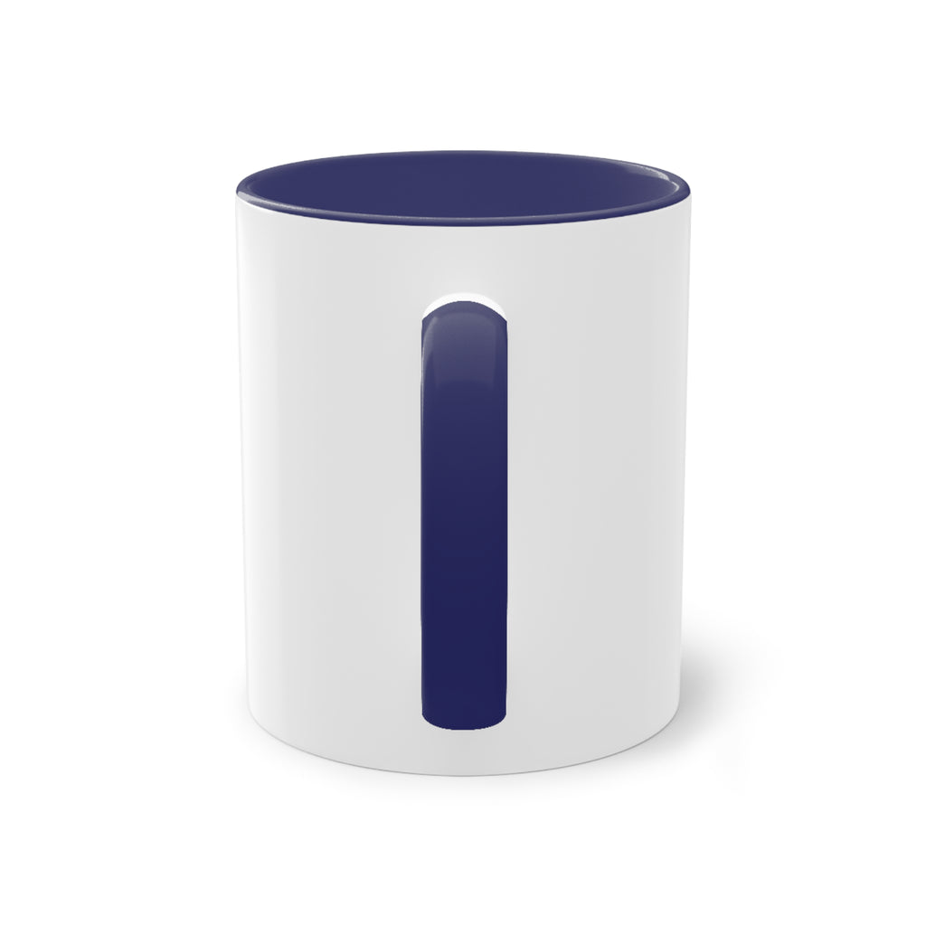 Personalized Two-Tone Coffee Mug — "Dein eigenes Design!" 11oz