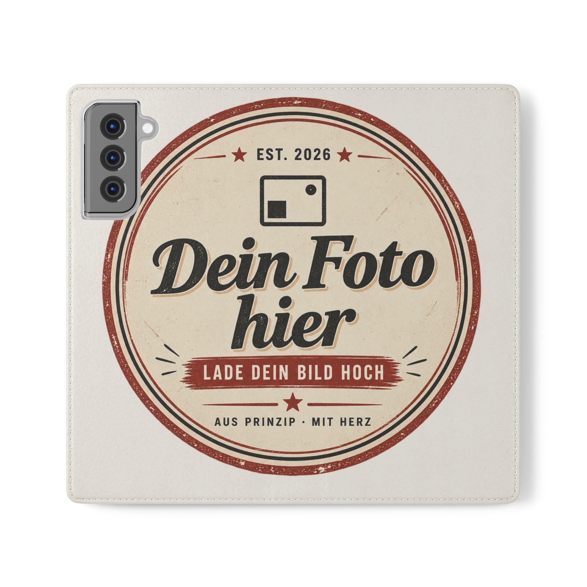 Custom Flip Phone Case with Wallet – iPhone & Samsung Own Design