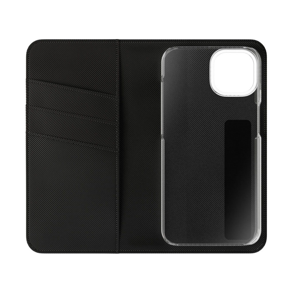 Flip Case Phone Wallet — "Dein eigenes Design!" Vintage Emblem