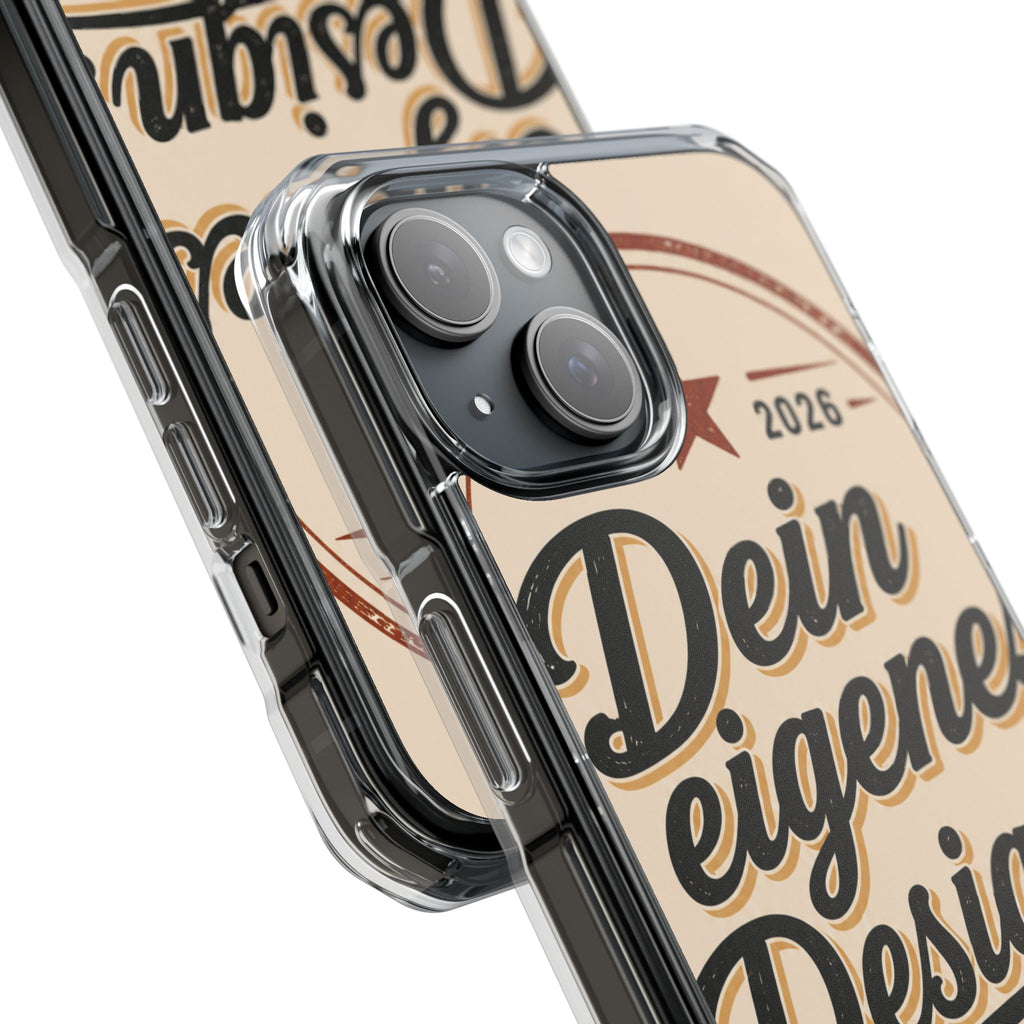 Clear Magnetic Phone Case — Custom Print “Dein eigenes Design”