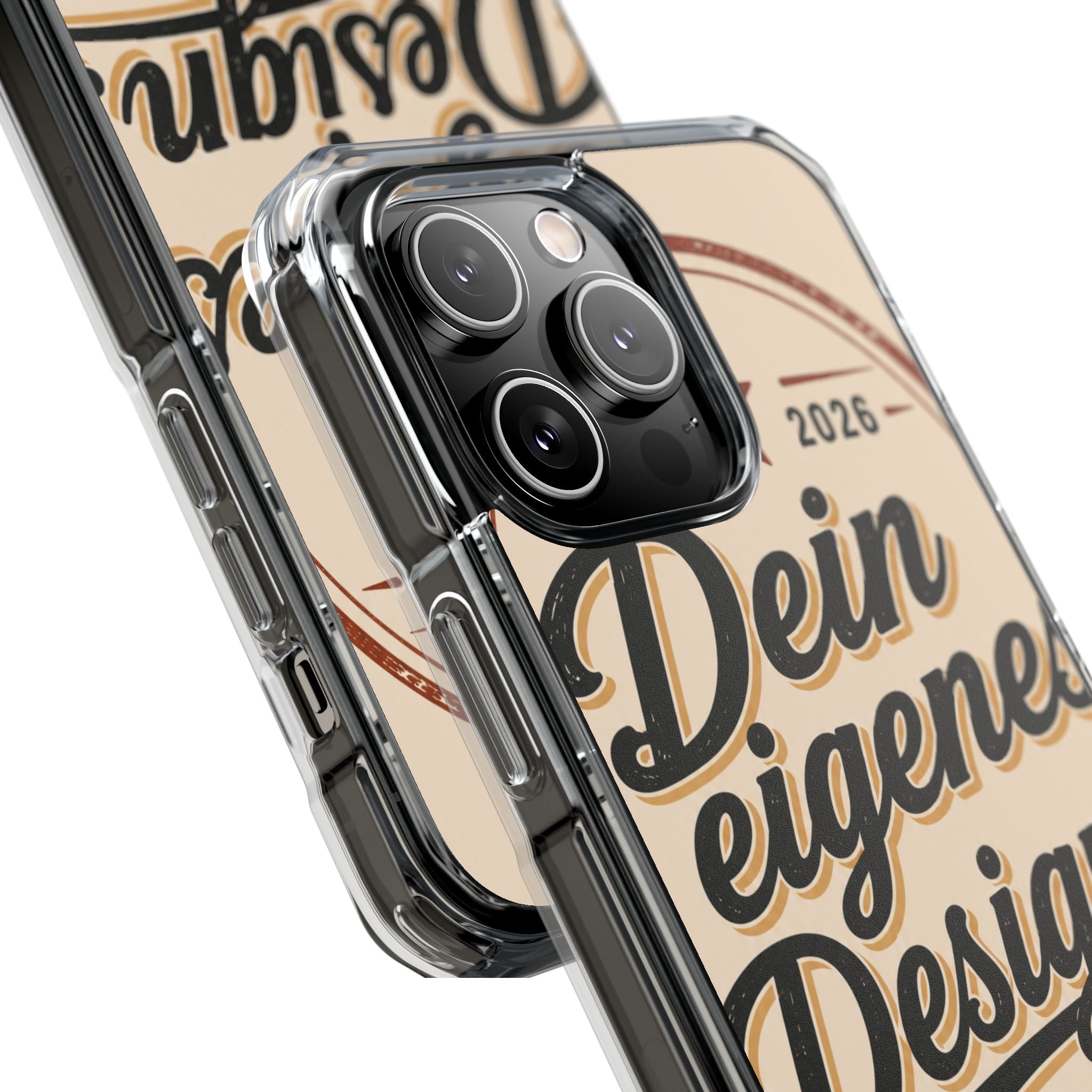 Clear Magnetic Phone Case — Custom Print “Dein eigenes Design”